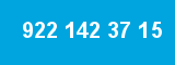 922 142 37 15 922 142 37 15